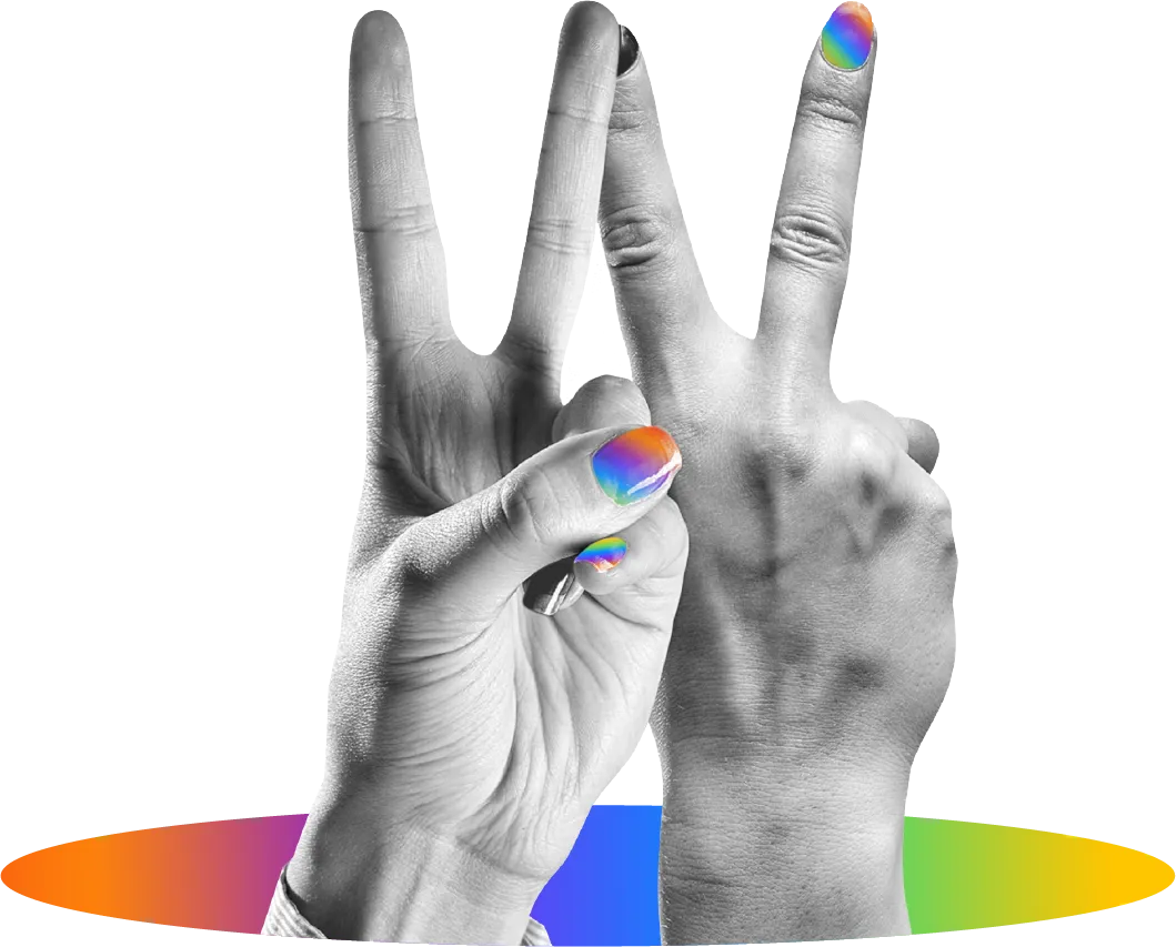 WYN Digital Group creative hand gesture representing digital innovation
